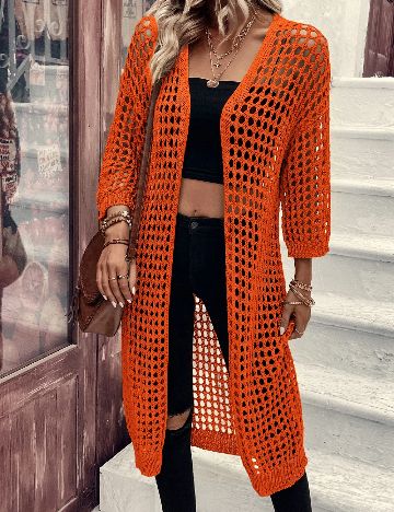 Kimono SHEIN, portocaliu