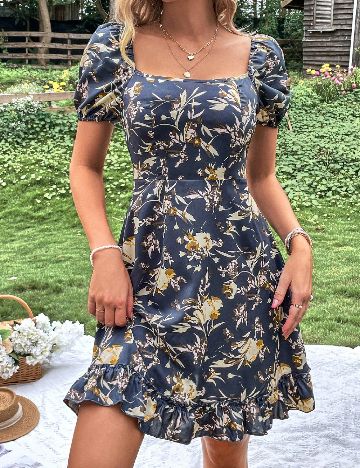 Rochie scurta SHEIN, floral