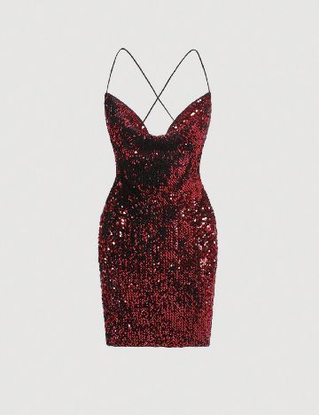 Rochie scurta SHEIN, rosu