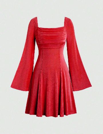 Rochie scurta SHEIN, rosu