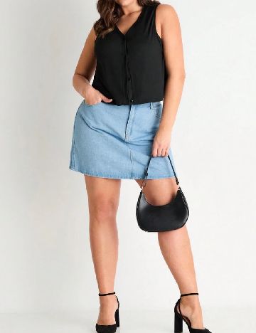 Bluza SHEIN CURVE, negru