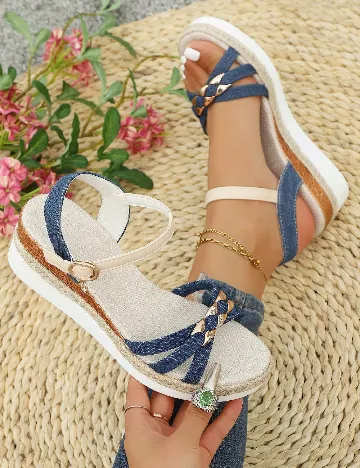 Sandale SHEIN, albastru