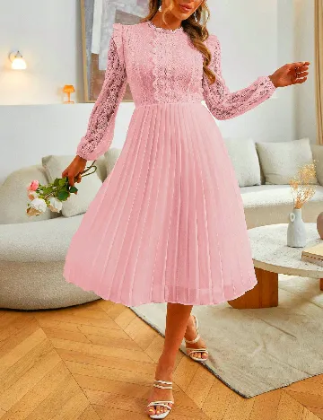 Rochie medie SHEIN, roz