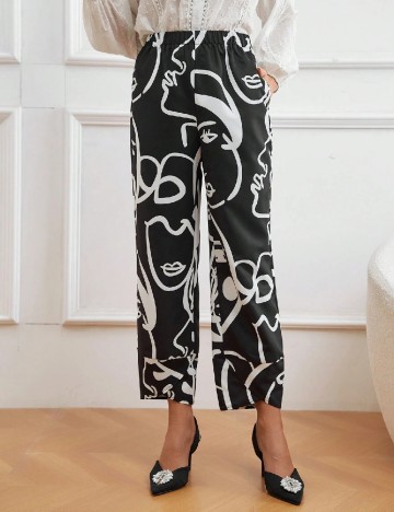 Pantaloni Emery Rose, negru