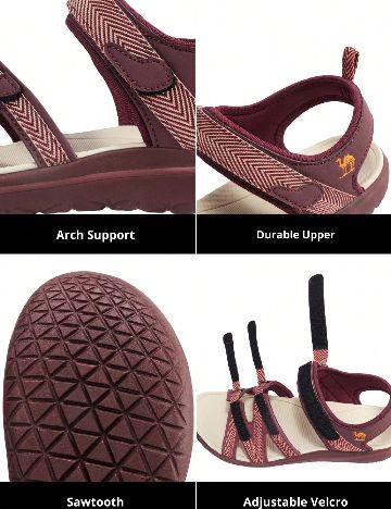 Sandale Camel Crown, pruna