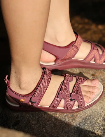 Sandale Camel Crown, pruna