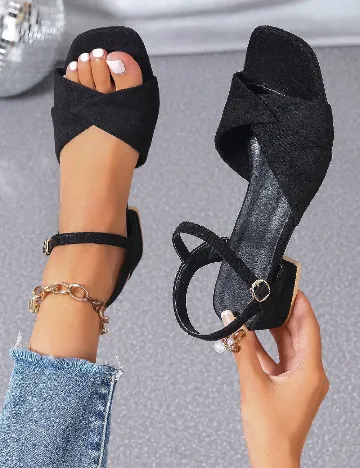 Sandale SHEIN, negru