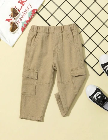 Pantaloni Shein Kids, bej