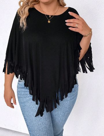 Bluza SHEIN CURVE, negru