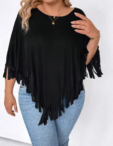 Bluza SHEIN CURVE, negru