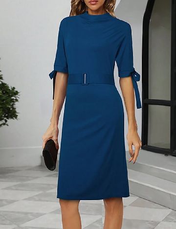 Rochie scurta Homeyee, albastru