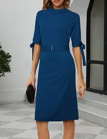 Rochie scurta Homeyee, albastru