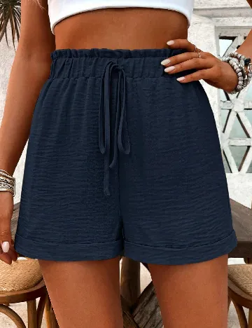 Pantaloni scurti SHEIN, bleumarin