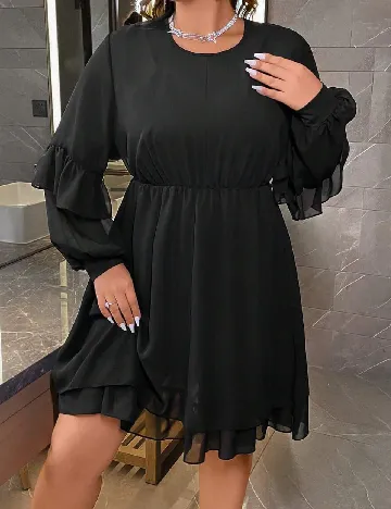 Rochie scurta SHEIN CURVE, negru