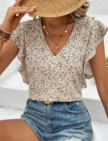 Bluza SHEIN CURVE, floral