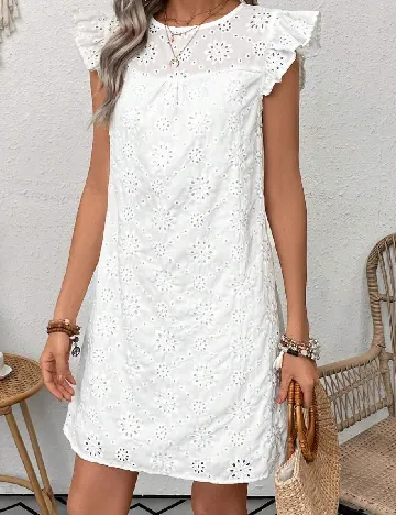 Rochie scurta SHEIN, alb