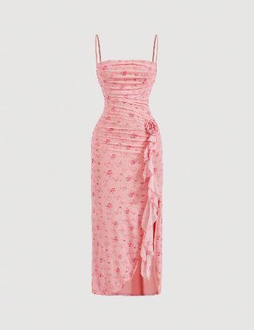 Rochie lunga SHEIN, roz