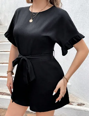 Salopeta SHEIN CURVE, negru