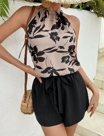 Compleu SHEIN, bej/negru