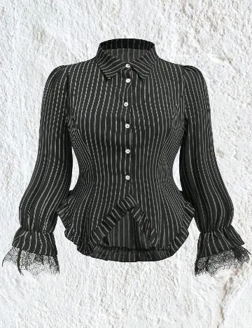 Camasa SHEIN CURVE, negru