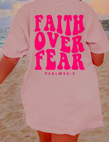 Tricou SHEIN CURVE, roz