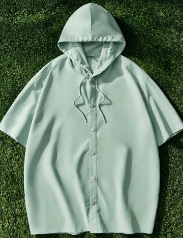 Tricou SHEIN Plus Size Men, verde