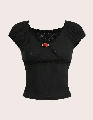 Bluza Romwe, negru