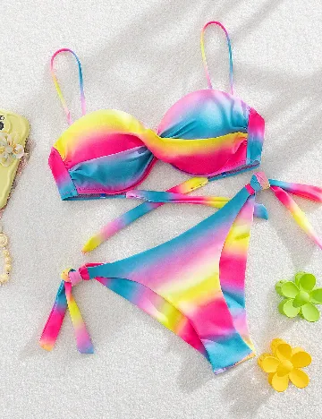 Costum de baie SHEIN, mix culori