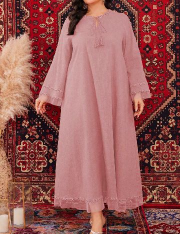 Rochie lunga SHEIN CURVE, roz