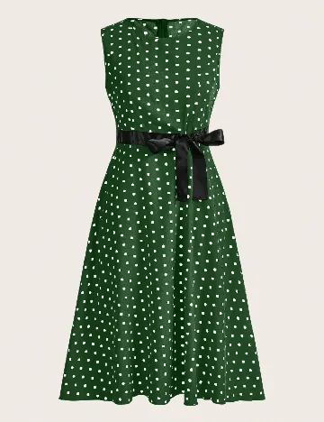 Rochie medie SHEIN, verde