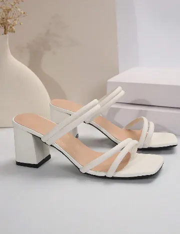Sandale SHEIN, alb