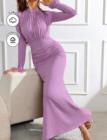 Rochie lunga SHEIN, mov