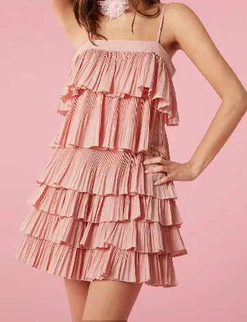 Rochie scurta SHEIN, roz