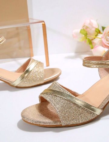 Sandale SHEIN, auriu