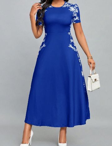 Rochie lunga SHEIN, albastru