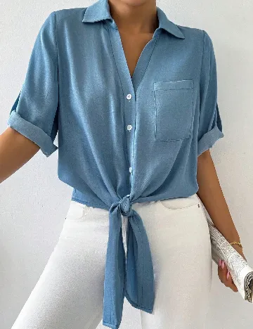 Camasa SHEIN, albastru