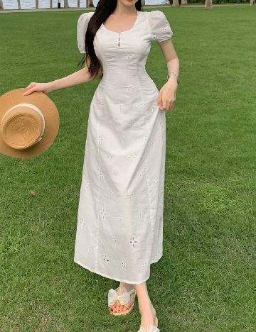 Rochie lunga SHEIN, alb