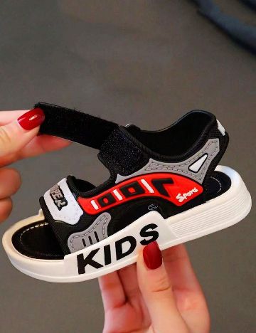 Sandale Shein Kids, negru