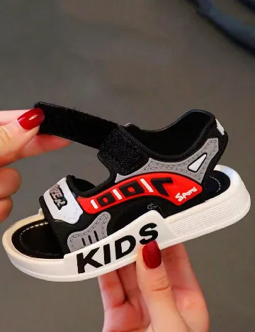 Sandale Shein Kids, negru