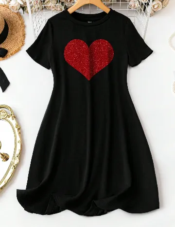 Rochie scurta SHEIN CURVE, negru