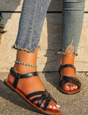 Sandale SHEIN, negru