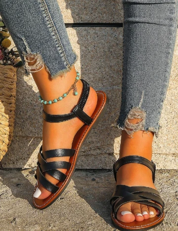 Sandale SHEIN, negru