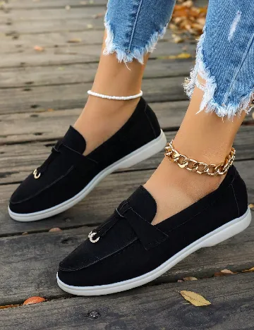 Mocasini SHEIN, negru