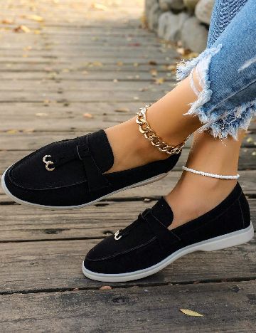 Mocasini SHEIN, negru