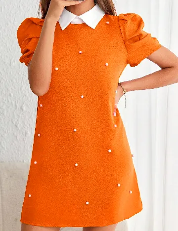 Rochie scurta SHEIN, portocaliu