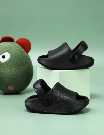 Sandale Shein Kids, negru