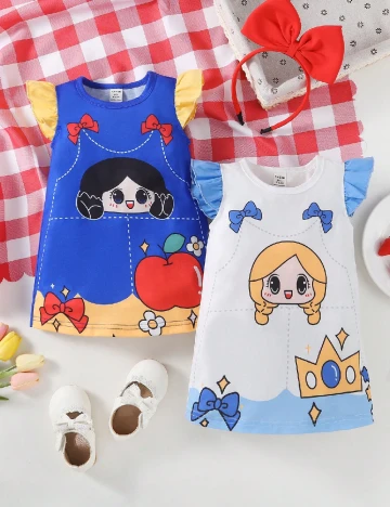 Set Rochii 2 bucati Shein Kids, mix culori