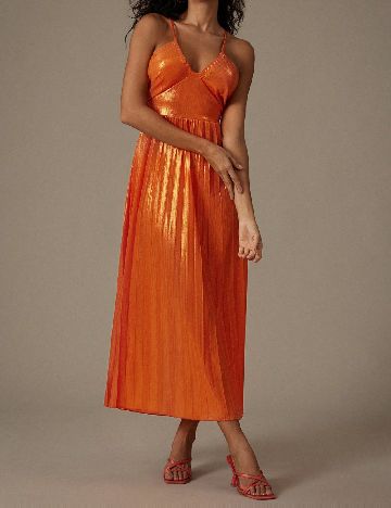 Rochie lunga SHEIN, portocaliu