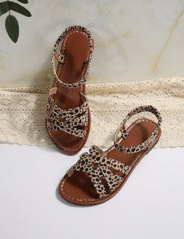 Sandale SHEIN, animal print