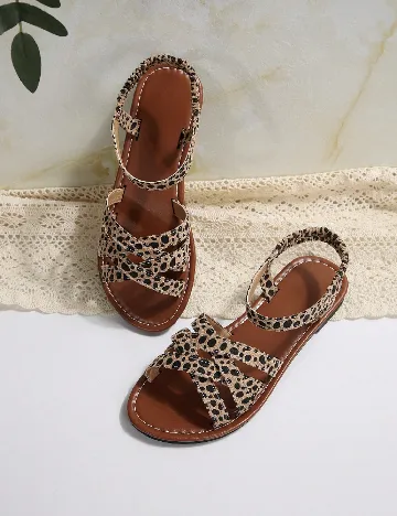Sandale SHEIN, animal print